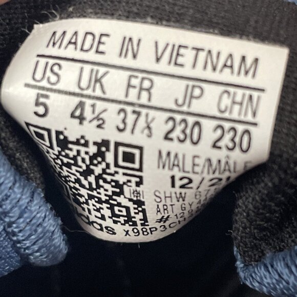 adidas Blondey McCoy x Gazelle Indoor Shoes Men’s 5 Black Blue GY4425 - Picture 7 of 12